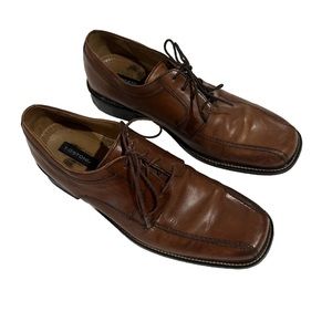 Men’s Bostonian brown leather Oxford’s, 8 1/2 M leather upper leather lining